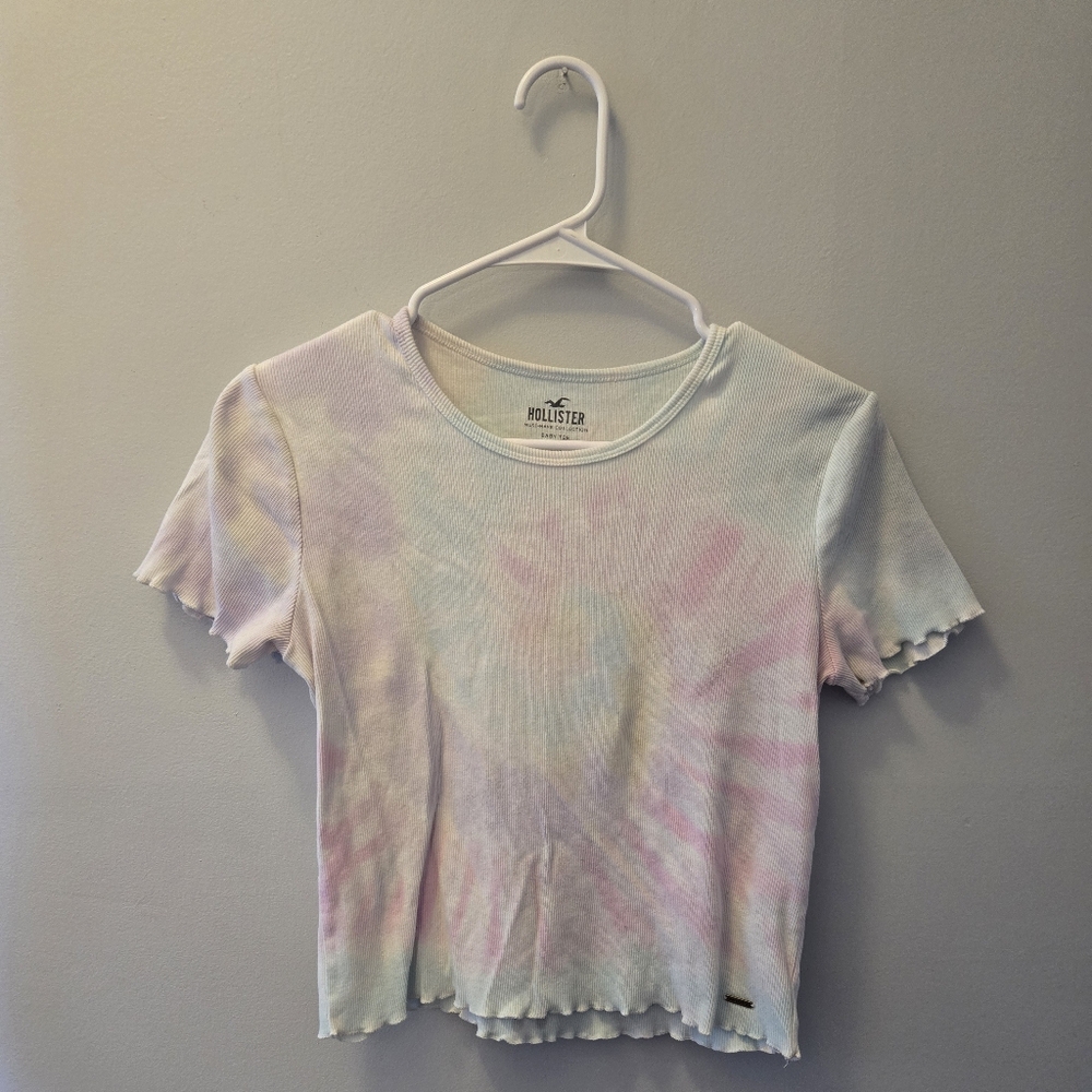 Hollister Crop Top Tie Dye Tee Medium